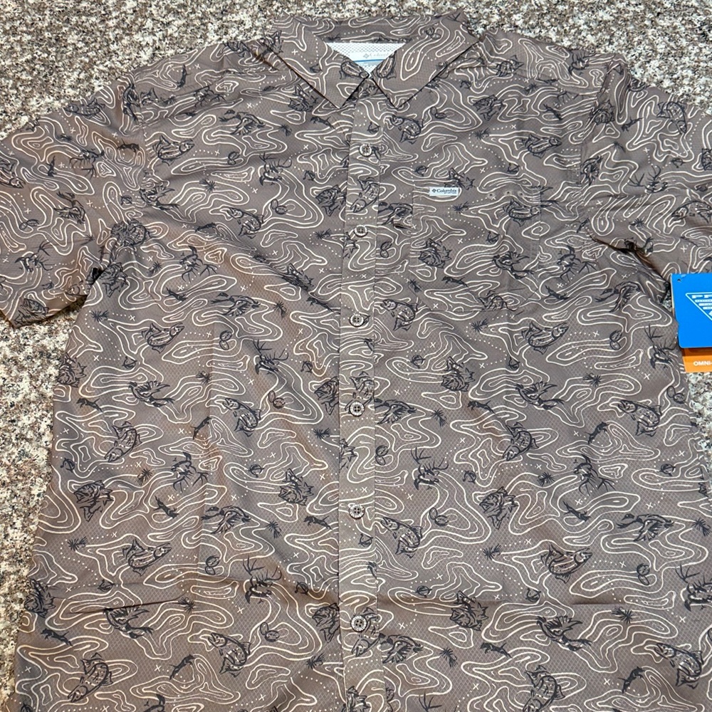 NWT Columbia PFG Super Slack Tide Camp Shirt Men’s Medium